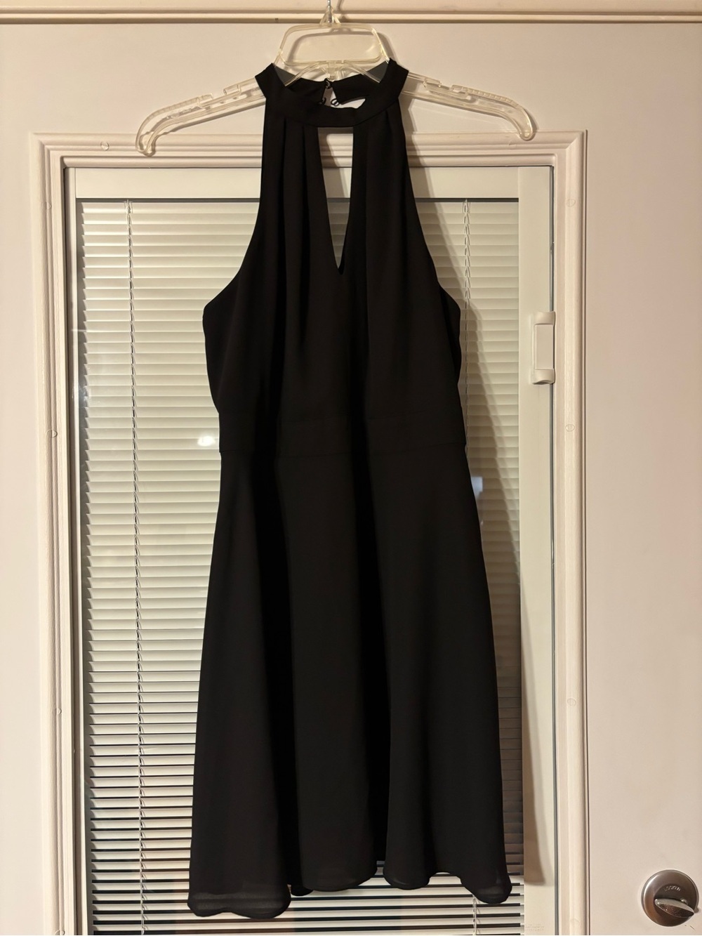 Express Black Halter Mini Dress